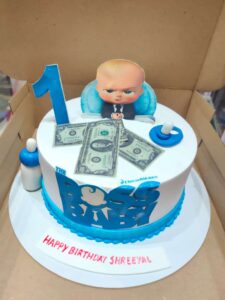 BABY BOSS CUSTOMISED CAKE